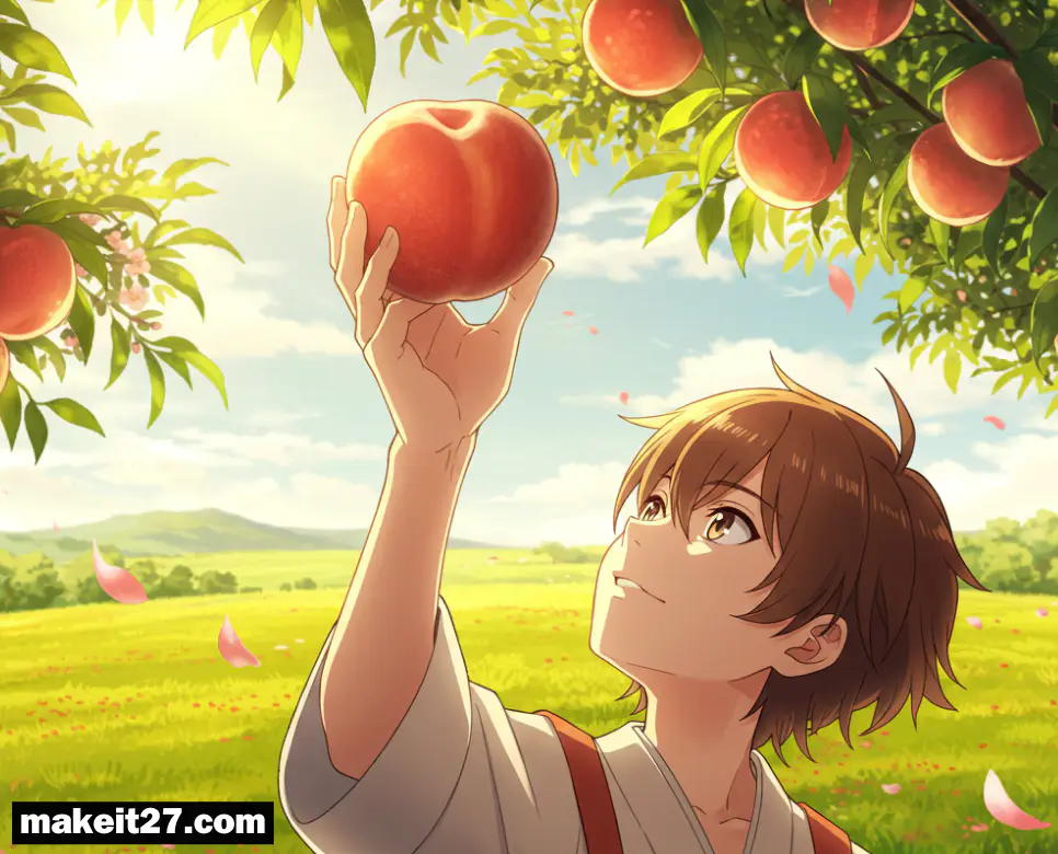 복숭아 따는 꿈