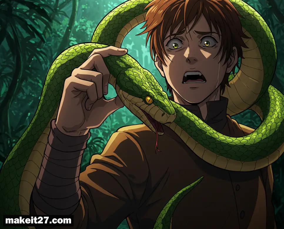 독사한테 물리는 꿈