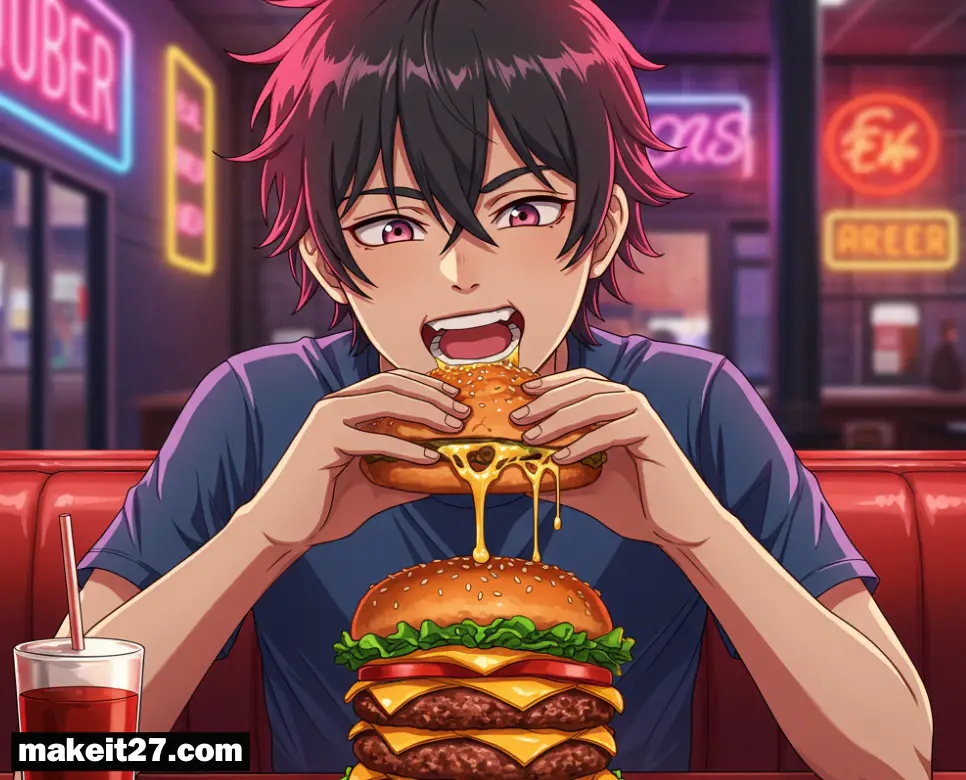 햄버거 먹는 꿈