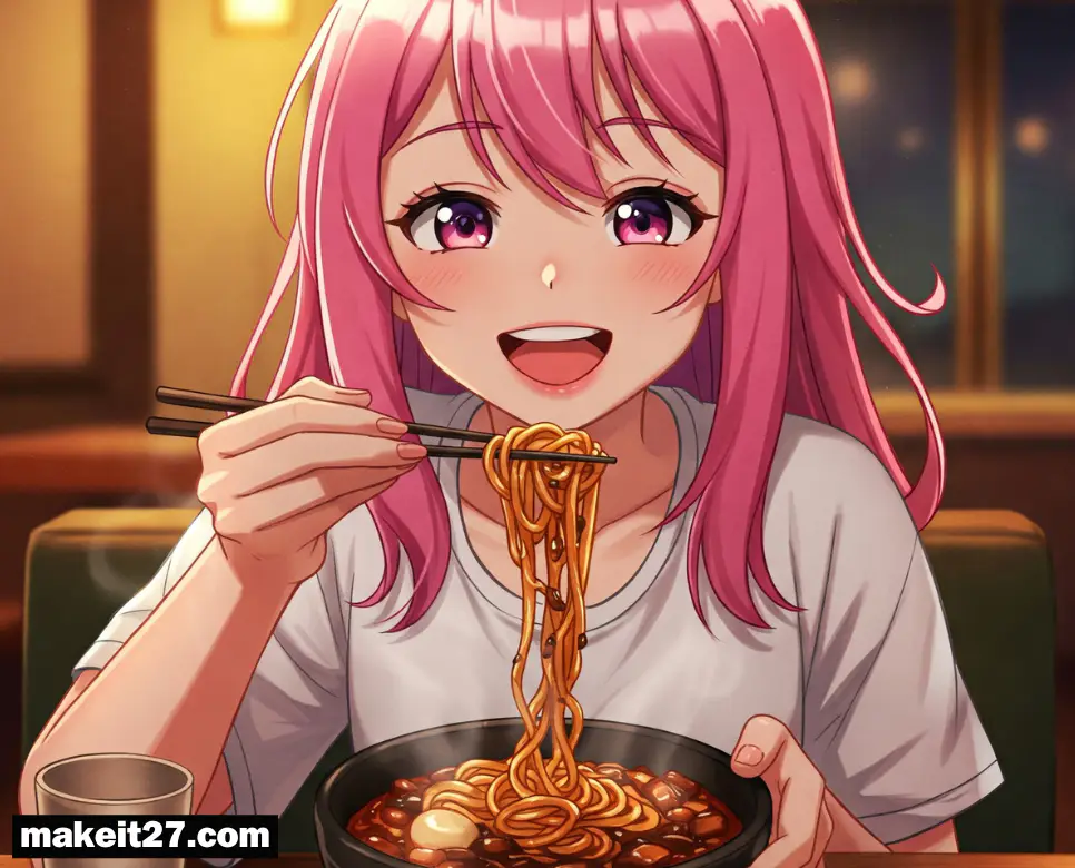 짜장면 먹는 꿈