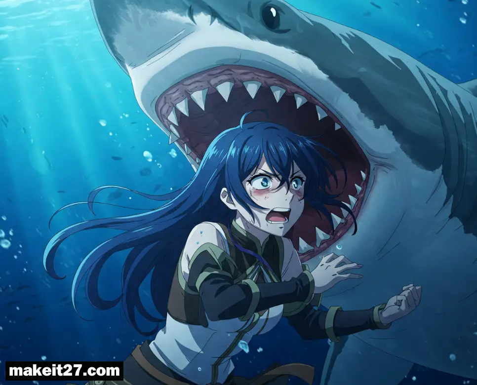 상어한테 물리는 꿈