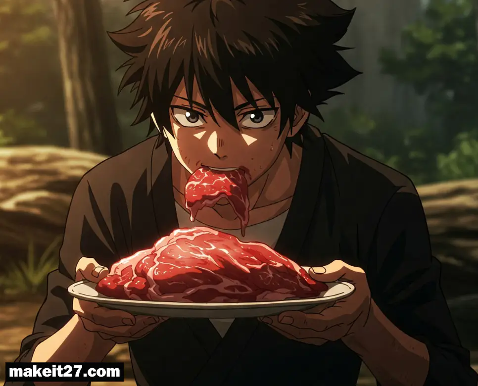 생고기 먹는 꿈