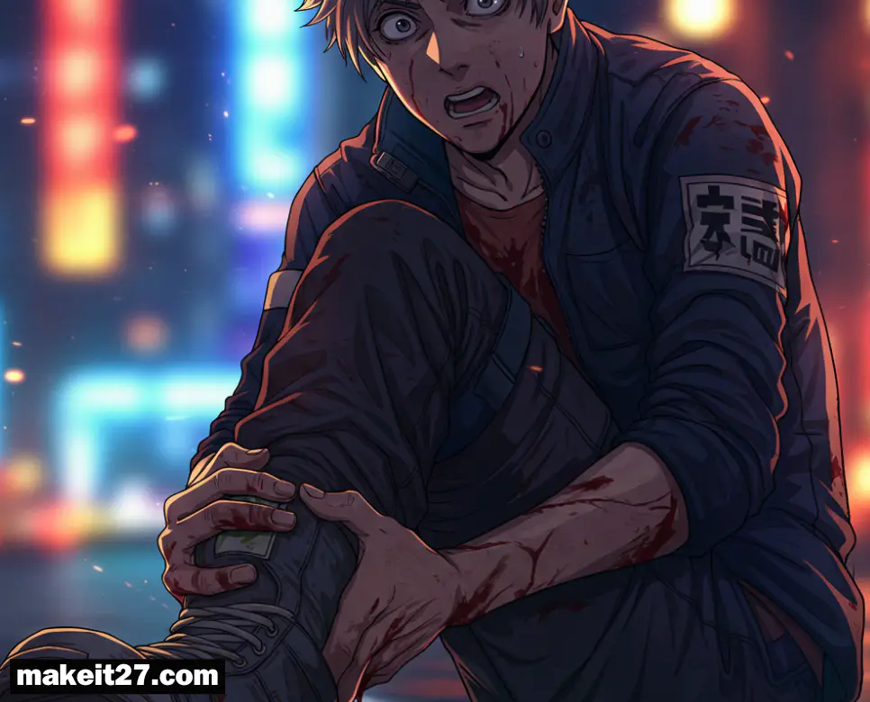 다리에 총 맞는 꿈