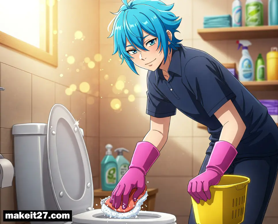 변기 청소하는 꿈